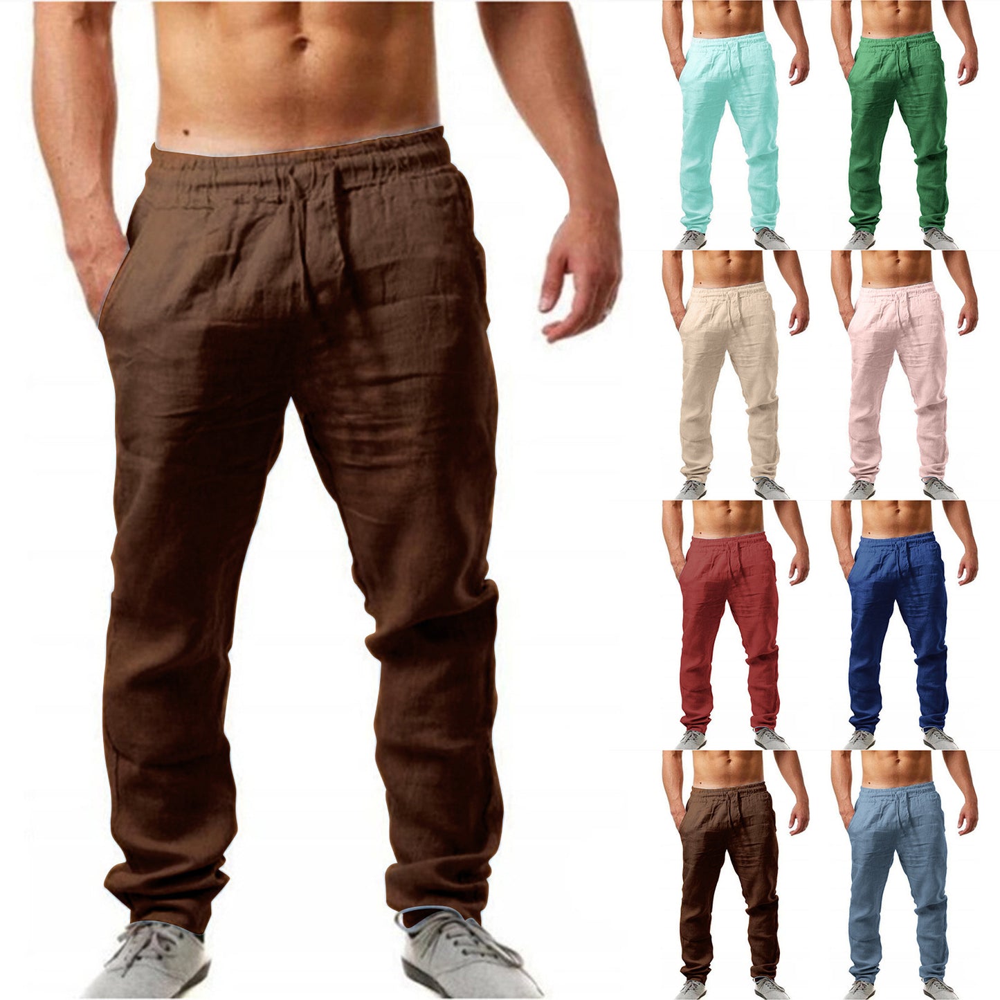 "Liquidación Exclusiva: 5x99 Pantalones de Lino por Tiempo Limitado 🚨
