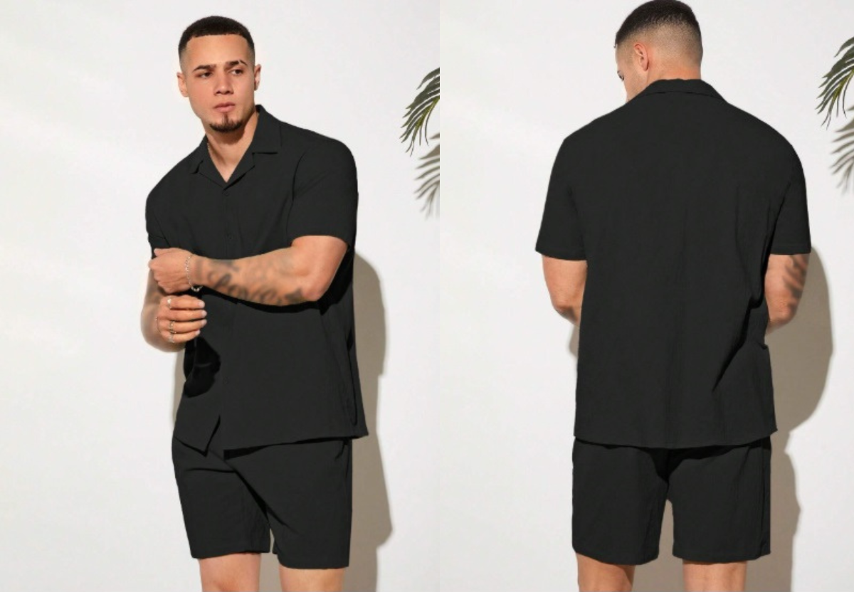2 Conjuntos Lino🔥 2x99 soles ( 2 Camisas + 2 Shorts ) ENVIO GRATIS⭐