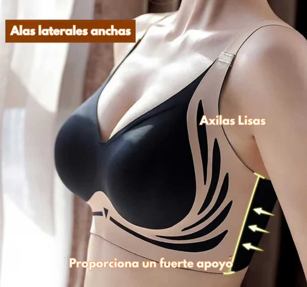 Sujetador Push-Up sin Aros | Realce Natural y Comodidad OFERTA 4x1 + Envio GRATIS