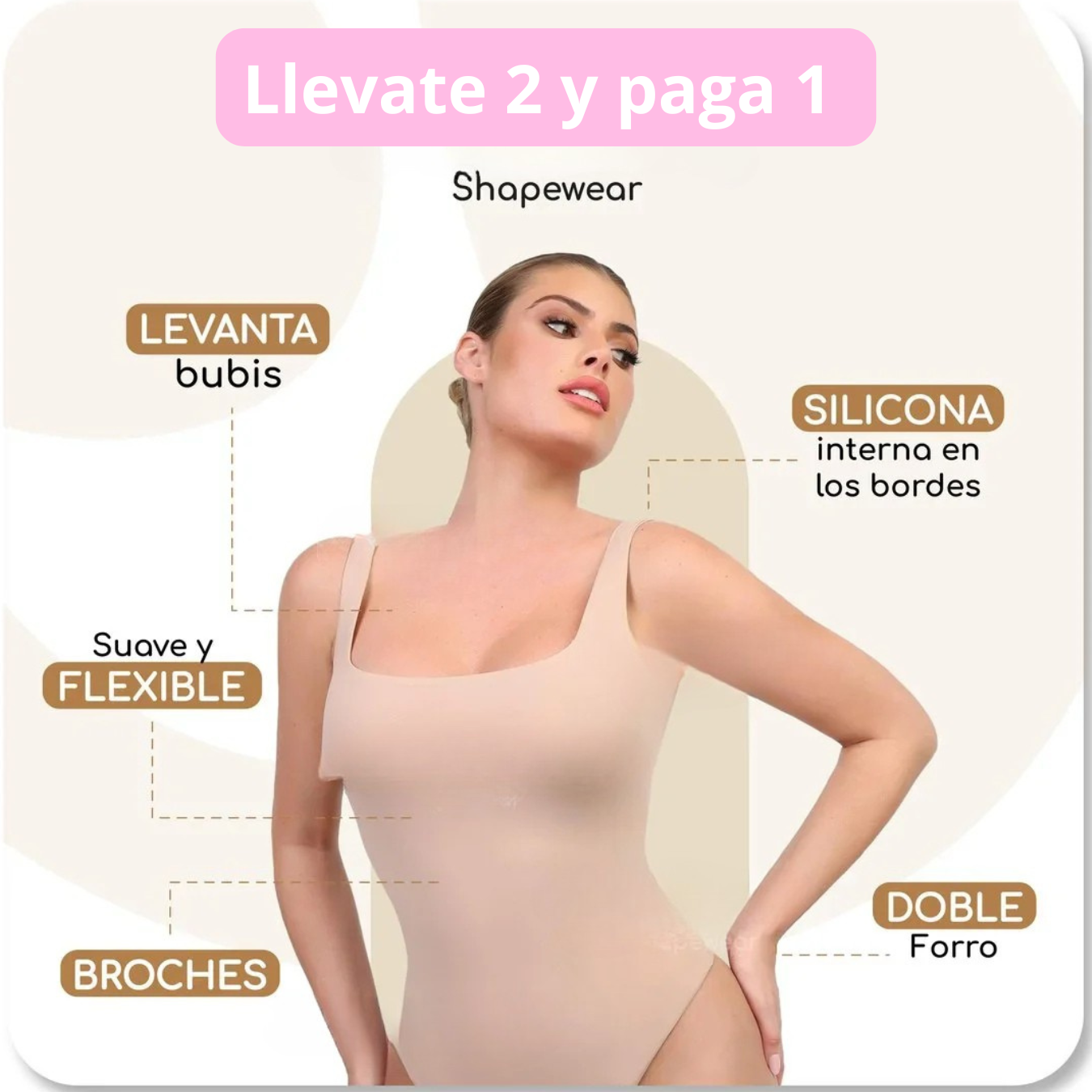 🚀 ¡Exclusivo! 2x1 en Bodys Faja + Envío GRATIS ✨