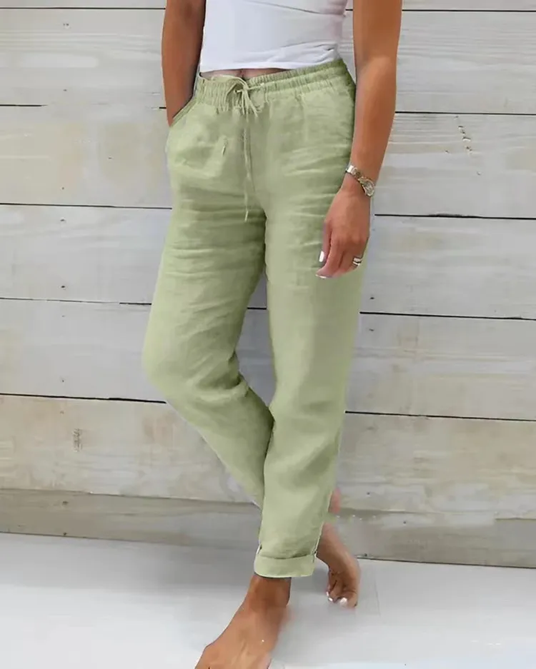 "Liquidación Exclusiva: 5 Pantalones de Lino por Tiempo Limitado a 99 🚨"