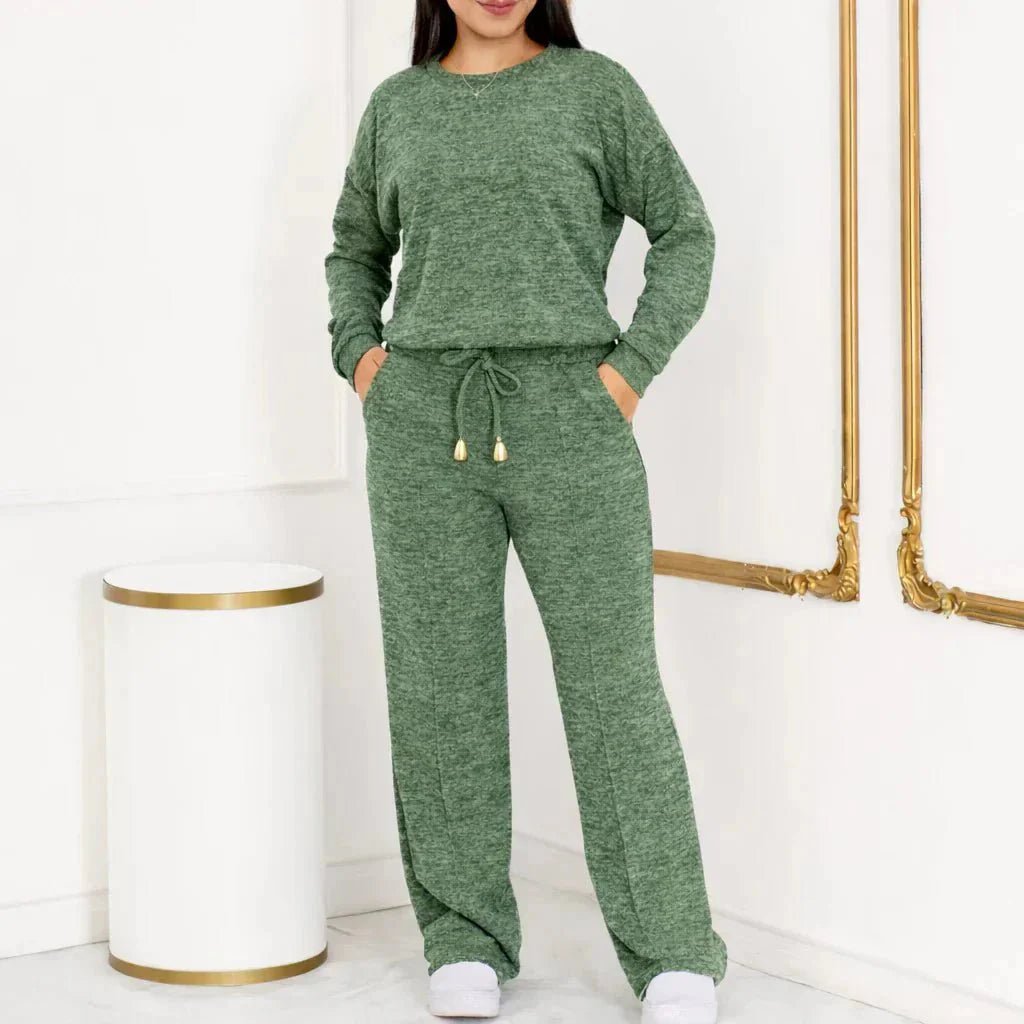 (KIT COM 2) Conjuntinho Paty em Modal Premium (Blusa + Calça) | OFERTA DE OUTONO/INVERNO - Tricote Modas