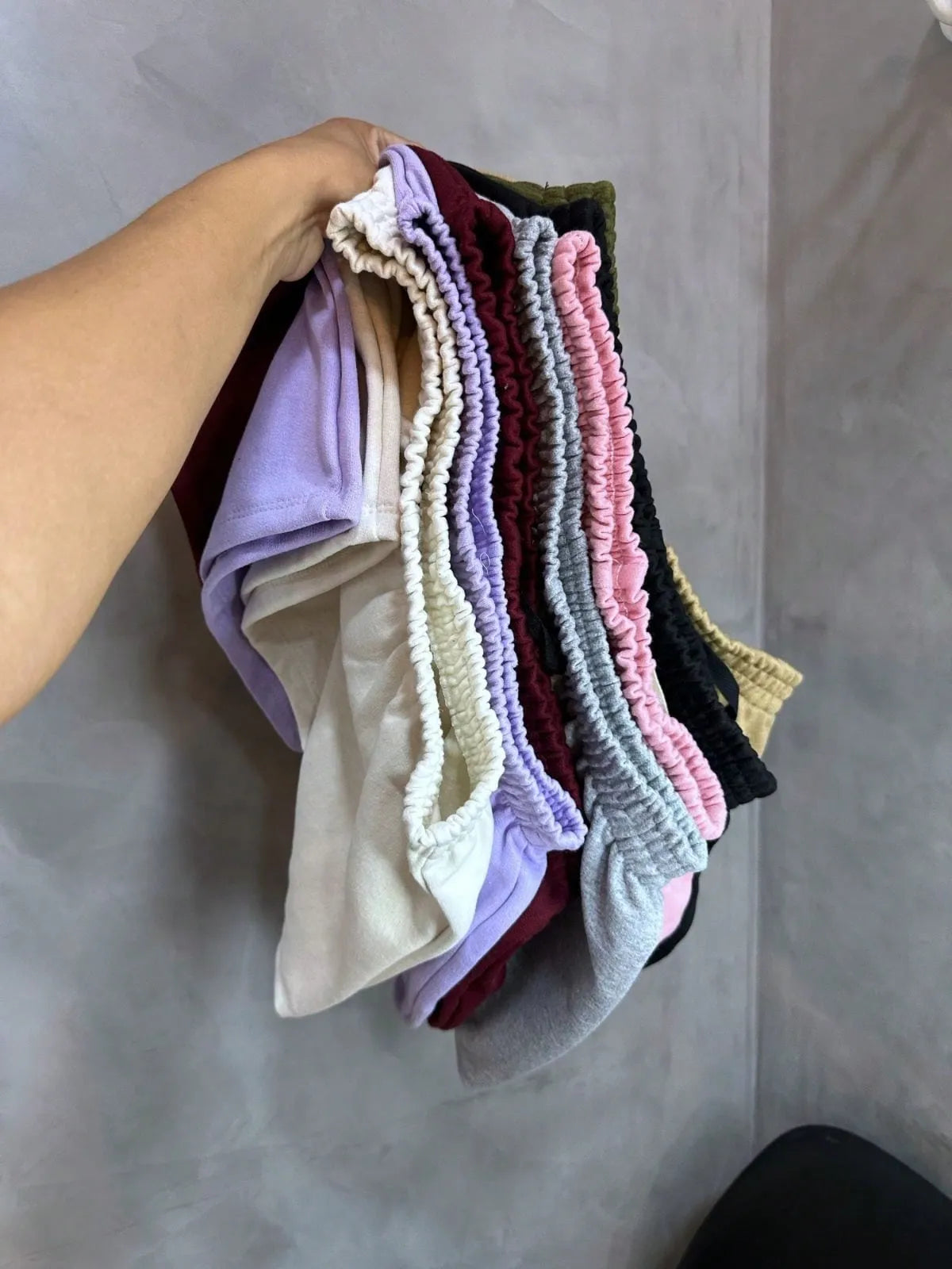 (KIT COM 6)  Shortinhos Moletinho 100% Algodão Cintura Alta | OFERTA INVERNO