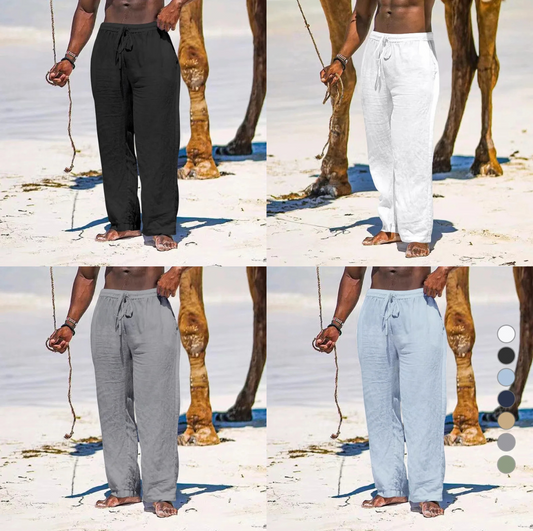 "Liquidación Exclusiva: 5x99  Pantalones de Lino por Tiempo Limitado 🚨