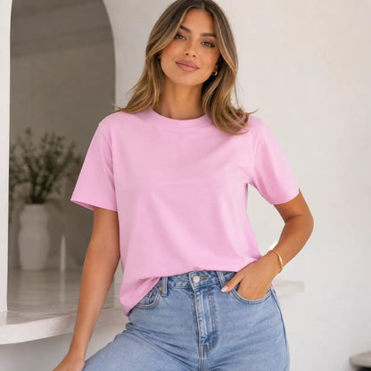 (Kit com 4) Blusas T-Shirt Femininas | PROMOÇÃO PRÉ VERÃO