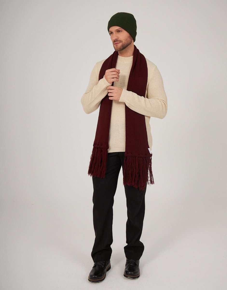Cachecol Invernada Bordeaux - Tricote Modas
