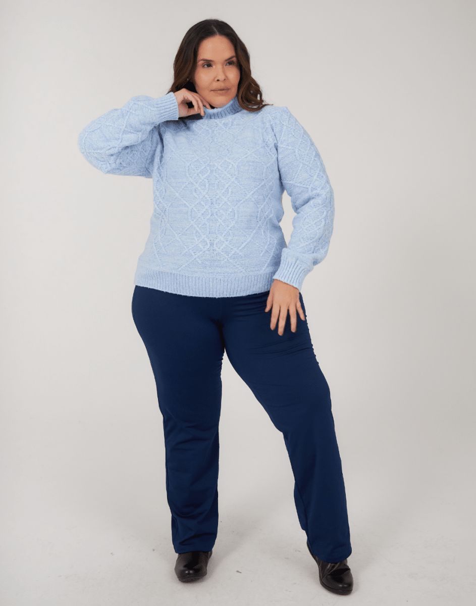 Calça Comfort Marinho - Tricote Modas
