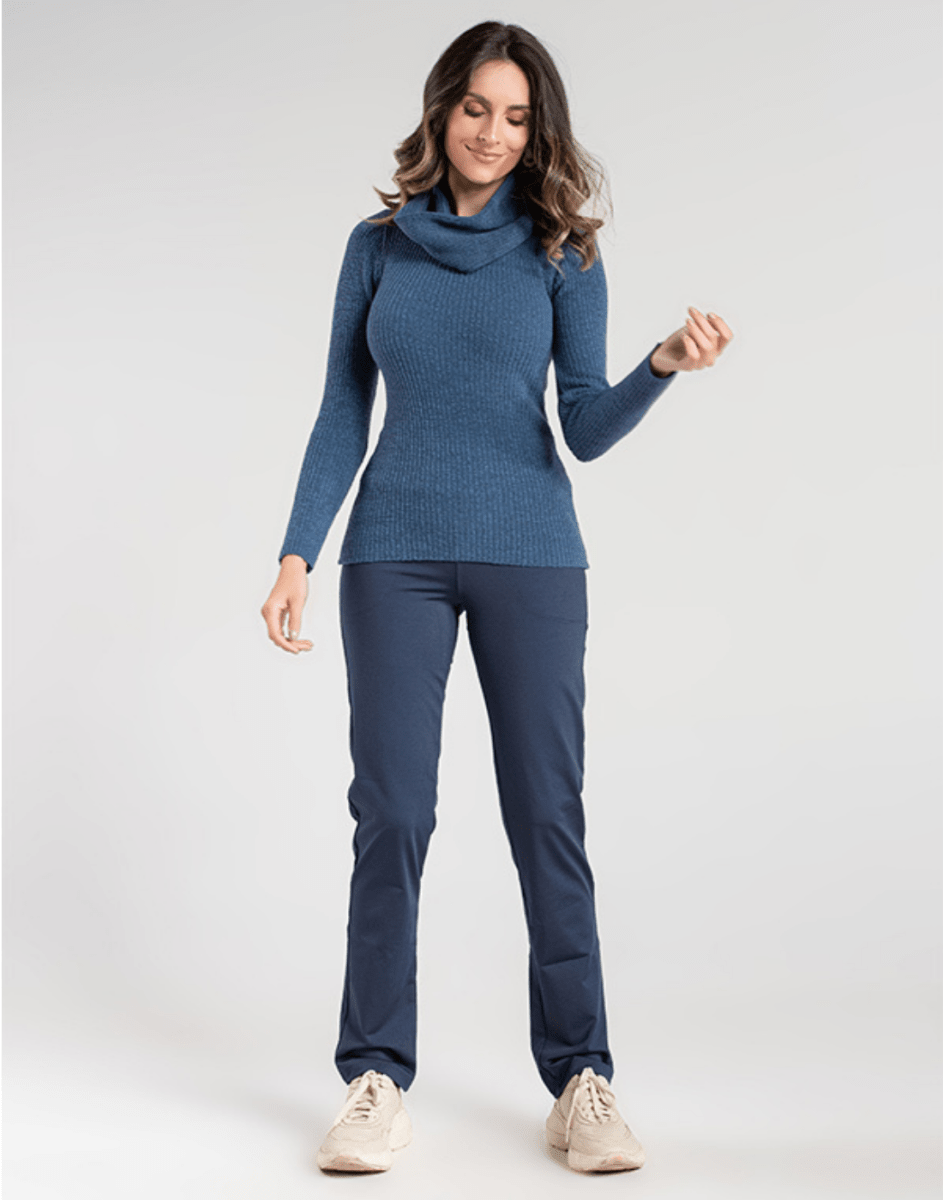 Calça Comfort Marinho - Tricote Modas
