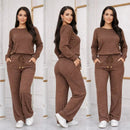 Conjunto Feminino Longo em Tricot (Blusa + Calça) | PROMOÇÃO DE INVERNO - Tricote Modas