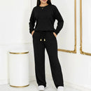 Conjunto Feminino Longo em Tricot (Blusa + Calça) | PROMOÇÃO DE INVERNO - Tricote Modas