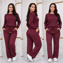 Conjunto Feminino Longo em Tricot (Blusa + Calça) | PROMOÇÃO DE INVERNO - Tricote Modas