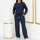 Conjunto Feminino Longo em Tricot (Blusa + Calça) | PROMOÇÃO DE INVERNO - Tricote Modas