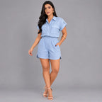 Conjunto Feminino Sofia Blusa + Bermuda em Linho Premium | PROMOÇÃO DE PRÉ VERÃO 2026