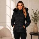 Jaqueta Puffer Peluciada Feminina | Promoção de Inverno