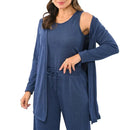 Kit 3 Peças Lanzinha • Pantalona + Blusa + Quimono