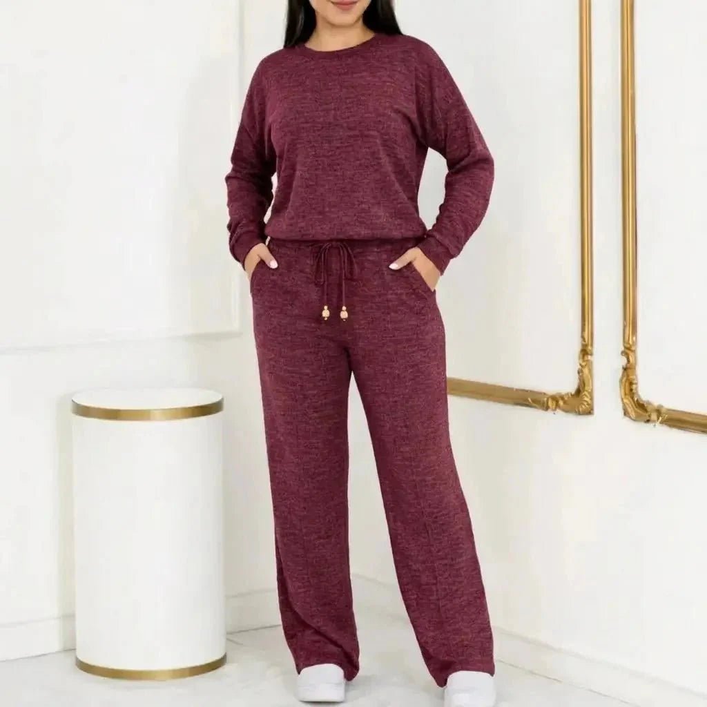 (KIT COM 2) Conjuntinho Paty em Modal Premium (Blusa + Calça) | OFERTA DE OUTONO/INVERNO - Tricote Modas