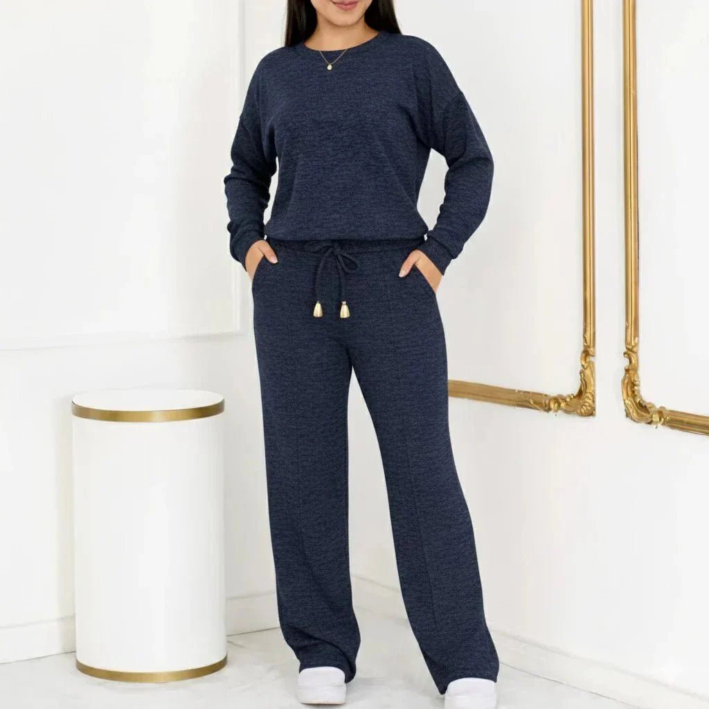(KIT COM 2) Conjuntinho Paty em Modal Premium (Blusa + Calça) | OFERTA DE OUTONO/INVERNO - Tricote Modas