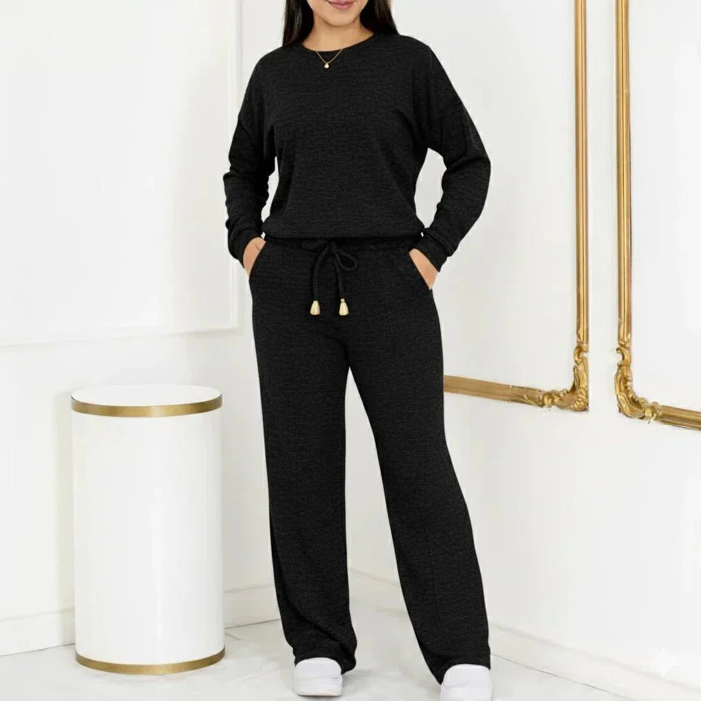 (KIT COM 2) Conjuntinho Paty em Modal Premium (Blusa + Calça) | OFERTA DE OUTONO/INVERNO - Tricote Modas
