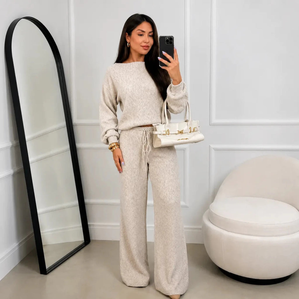 Kit com 2 Conjuntos Tricot Fio Mousse [LIQUIDAÇÃO DE INVERNO]