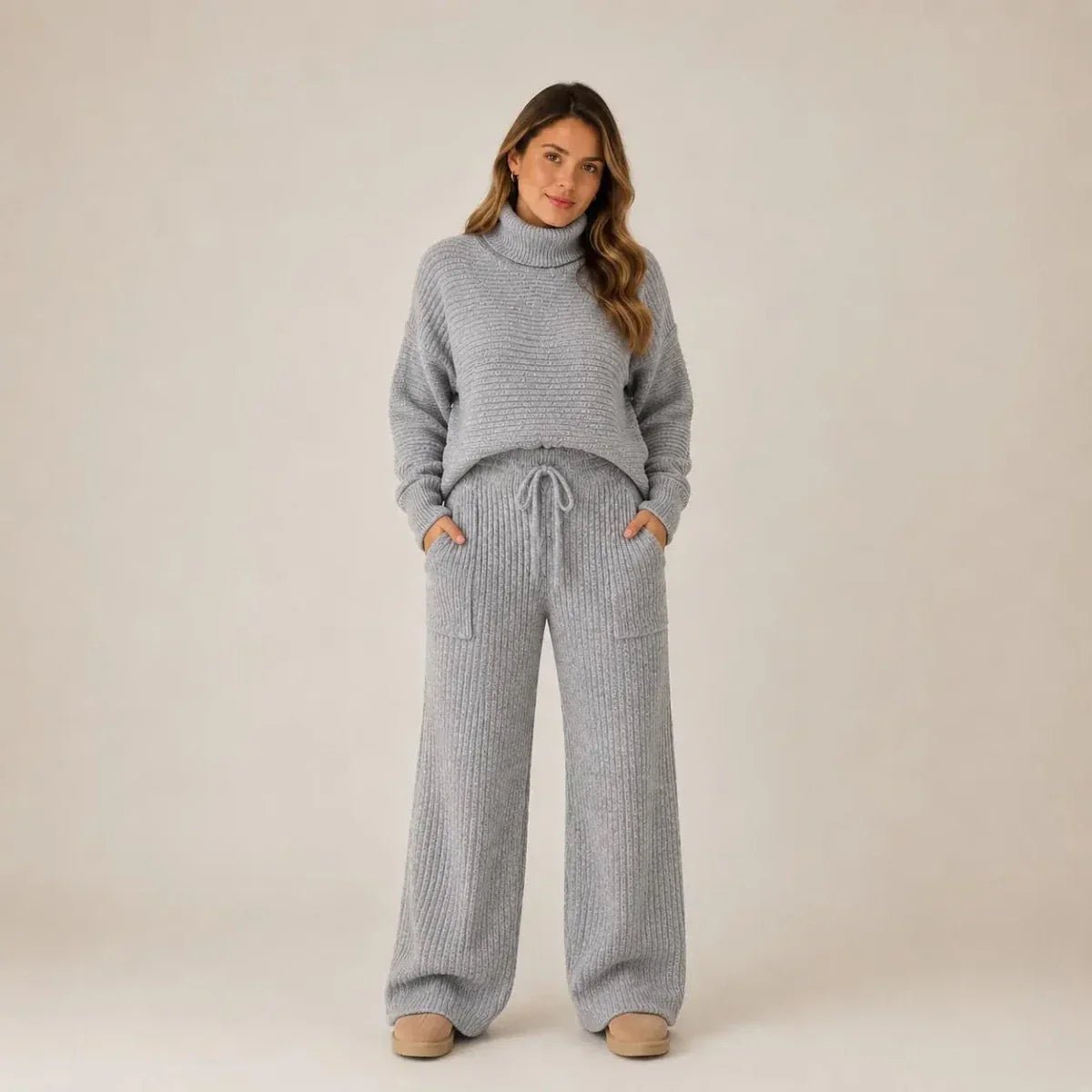 (KIT COM 3) Conjunto Tatiana de Tricot Mousse [LIQUIDAÇÃO DE INVERNO] - Tricote Modas