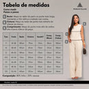 Kit com 3 Conjuntos Feminino em Linho Premium - 40%OFF
