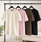 Mirella Modas (Kit com 4) Blusas T-Shirt Femininas | PROMOÇÃO PRÉ VERÃO