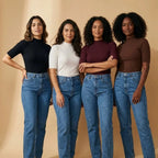 Mirella Modas (KIT COM 4) Blusinhas Básicas Feminina em Algodão Premium