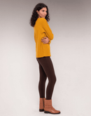 Legging Invernada Dupla Marrom - Tricote Modas