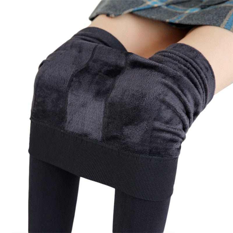 Meia-Calça Legging Peluciada Feminina