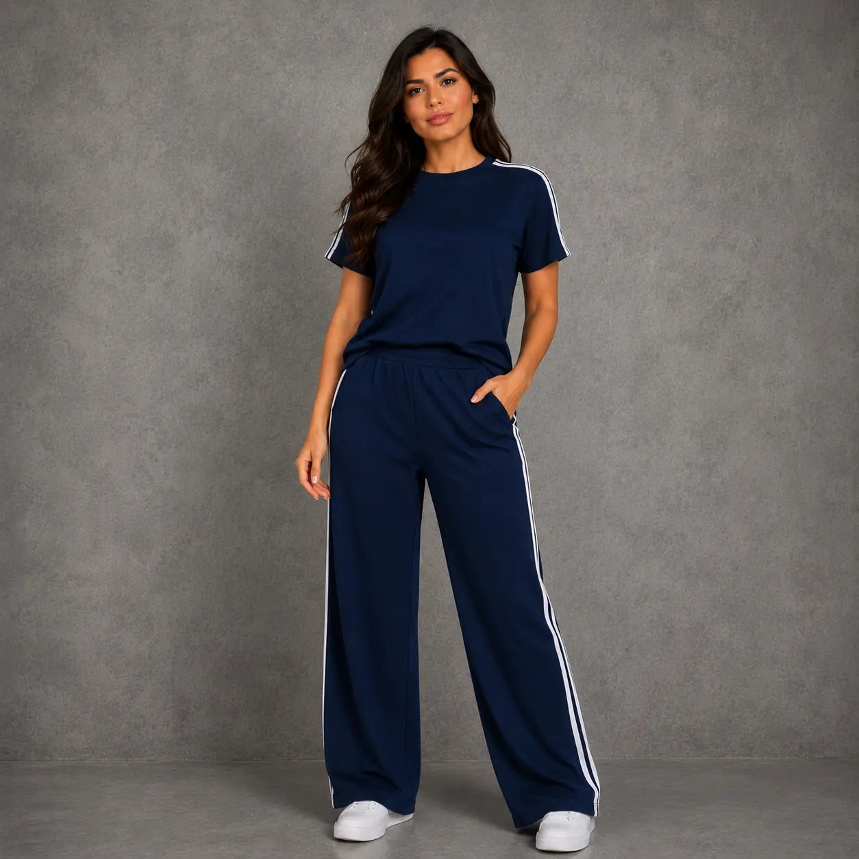 (Kit com 2) Conjunto Feminino Moletinho Premium - 70%OFF
