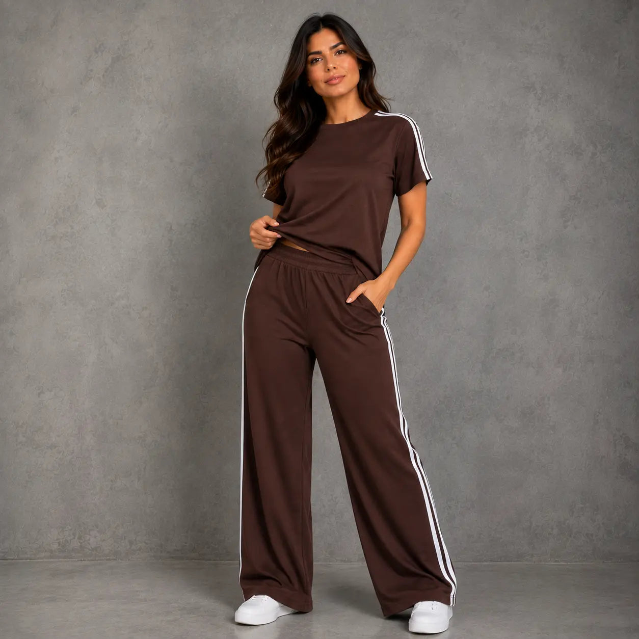 (Kit com 2) Conjunto Feminino Moletinho Premium - 70%OFF