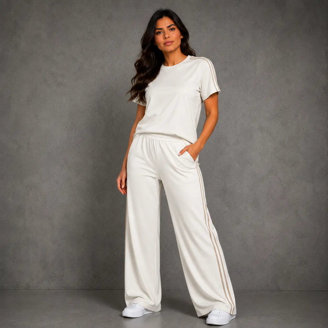 (Kit com 2) Conjunto Feminino Moletinho Premium - 70%OFF