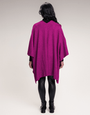 Poncho Strim Rosa U - Tricote Modas