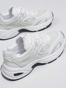 Sodalemon Novos Tênis Esportivos Casuais Femininos Estilo Preppy Tênis Chunky - Tricote Modas