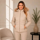 [ULTIMAS UNIDADES] Kit 2 Jaquetas Puffer Peluciada Impermeável Feminina - Oferta especial de Inverno