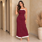 Vestido Midi em Alfaiataria Maria - Modela e Não Marca